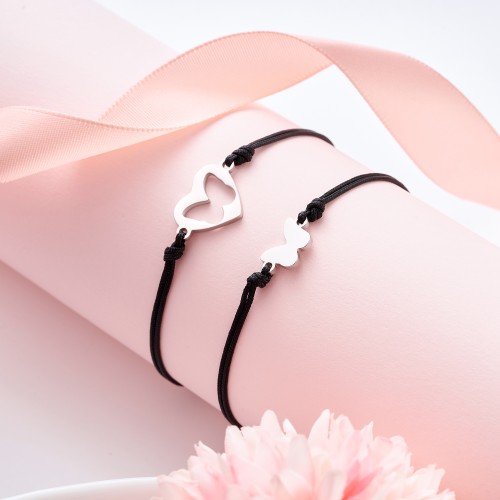  8PCS Back to School Bracelet Mommy and Me Matching Cutout Heart  Butterfly Bracelets Dandelion Bracelets for Women Men First Day of School  Bracelet Gifts for Friends (8pcs) : Clothing, Shoes 