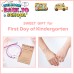 KINGSIN First Day of School Bracelet Mom and Daughter Back to School Gifts Bracelet Mommy and Me Mother Daughter Matching Bracelets 1st day of school Separation bracelet-K021-butterfly-pink purple