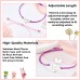 KINGSIN First Day of School Bracelet Mom and Daughter Back to School Gifts Bracelet Mommy and Me Mother Daughter Matching Bracelets 1st day of school Separation bracelet-K021-butterfly-pink purple