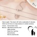 KINGSIN Gifts for granddaughter necklace from grandma Interlocking Double Heart Infinite Love Necklace-K024-Grandma Granddaughter