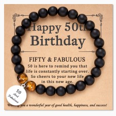 KINGSIN 50th birthday gifts for men 50th birthday gift ideas 50 year old gifts for mens for him-K027-50th and fabulous