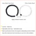 KINGSIN 1 Year Anniversary Bracelet Gifts for Boyfriend And Girlfriend Couple Him And Her Husband And Wife One Year 1st Anniversary Wedding Gifts-K030-1st anniversary