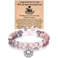 KINGSIN 8th Grade Graduation Gifts for her 2023, Eighth Grade Middle School Graduation Gifts Bracelet for Girls Her Daughter Granddaughter Niece Sister Grad Class of 2023 Gift–K033-8th grade graduation