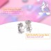 KINGSIN Silver Unicorn Earrings for Little Girls Hypoallergenic Stud Unicorn Jewelry Gifts for Girl Women Daughter Sister Party Birthday