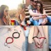 KINGSIN Couples Magnetic Mutual Attraction Bracelets Matte Agate Bracelet Vows of Eternal Love Charms Adjustable Jewelry Gifts Set for Lover Women Men-BR